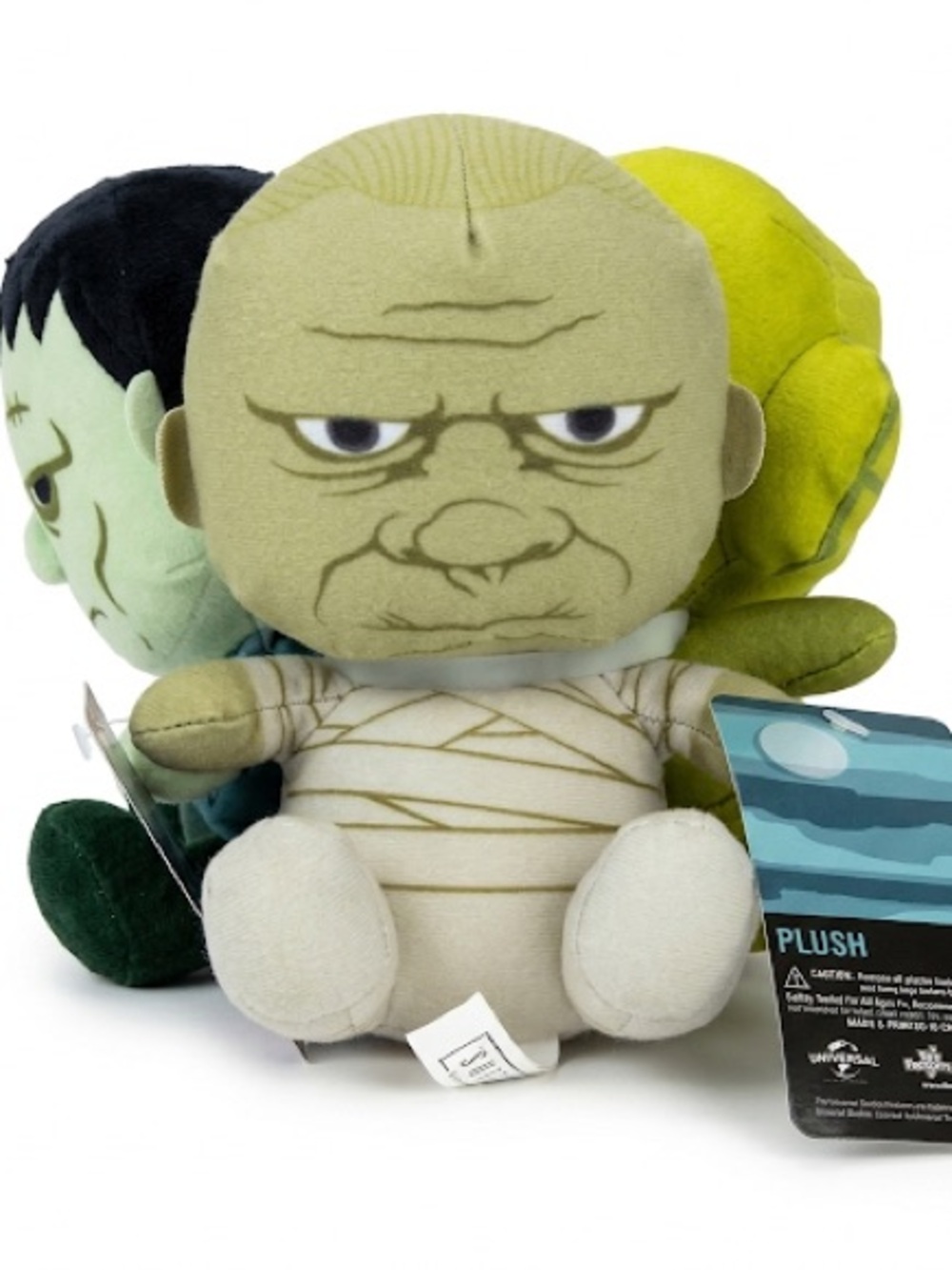 Universal Studios Monsters 3 Plush NWT 7” Toy Factory Characters
